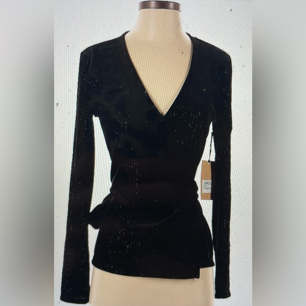 Halogen long sleeve top